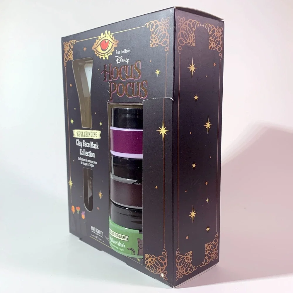 Disney Hocus Pocus Spellbinding‎ 3x Clay Face Mask Collection w/ Applicator